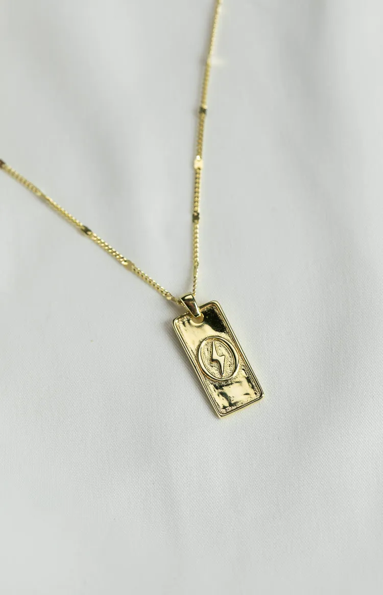 Lovestruck Lou Gold Poppy Necklace sold by Beginning Boutique product image thumbnail 3