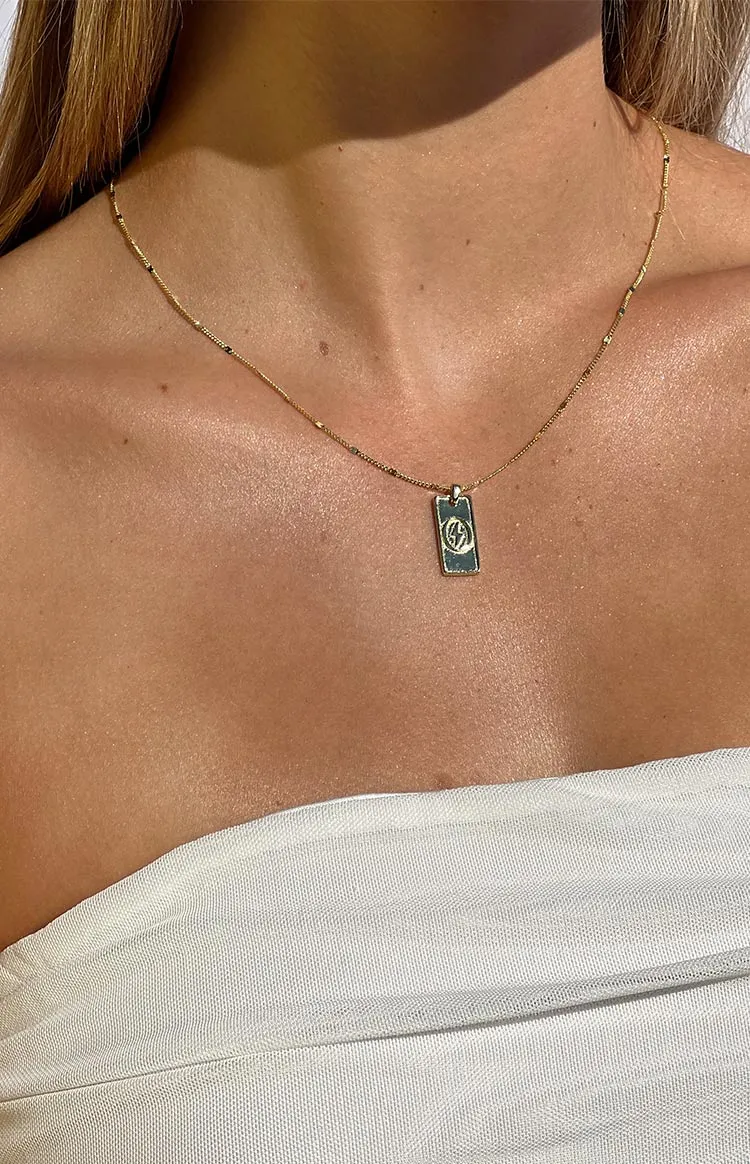 Lovestruck Lou Gold Poppy Necklace sold by Beginning Boutique