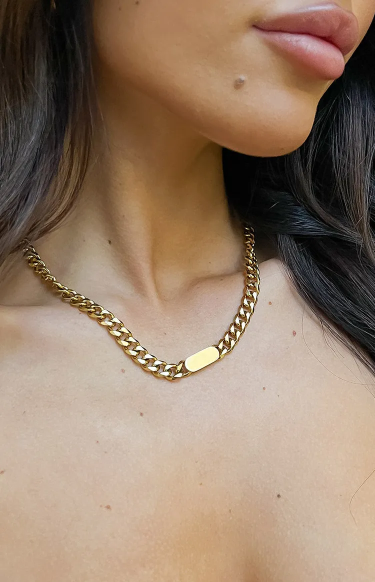 Eivissa Gold Chain Necklace sold by Beginning Boutique product image thumbnail 3