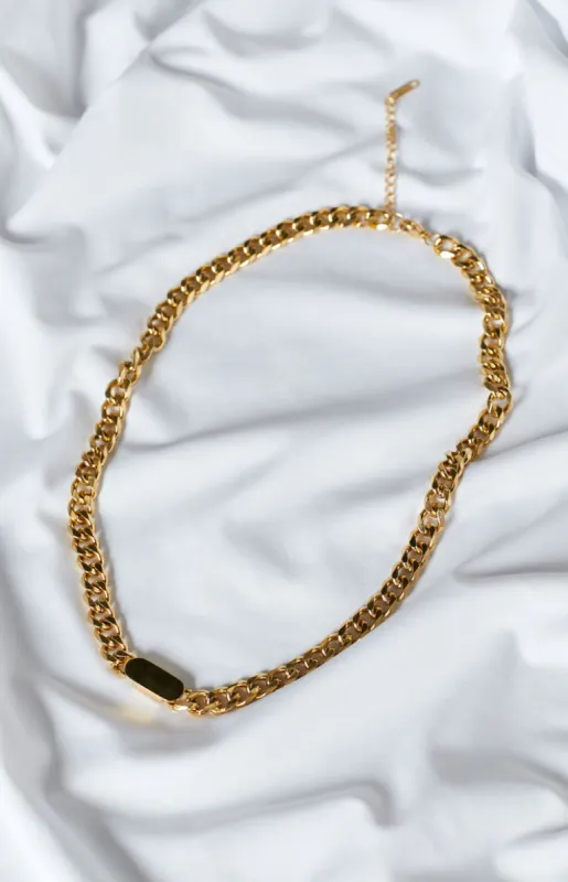 Eivissa Gold Chain Necklace sold by Beginning Boutique