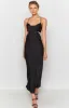 Taleah Cut Out Maxi Dress Black sold by Beginning Boutique