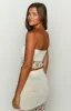 Indio White Crochet Strapless Crop Top sold by Beginning Boutique