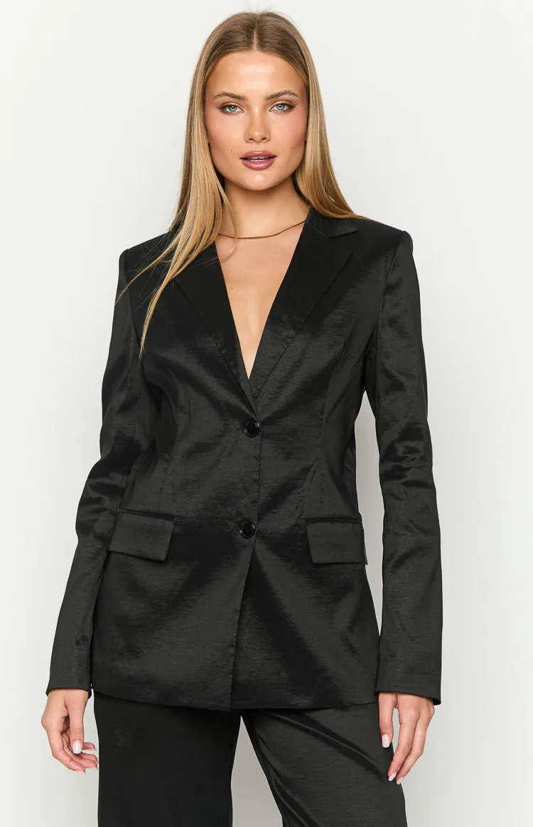 Baker Black Blazer sold by Beginning Boutique product image thumbnail 2