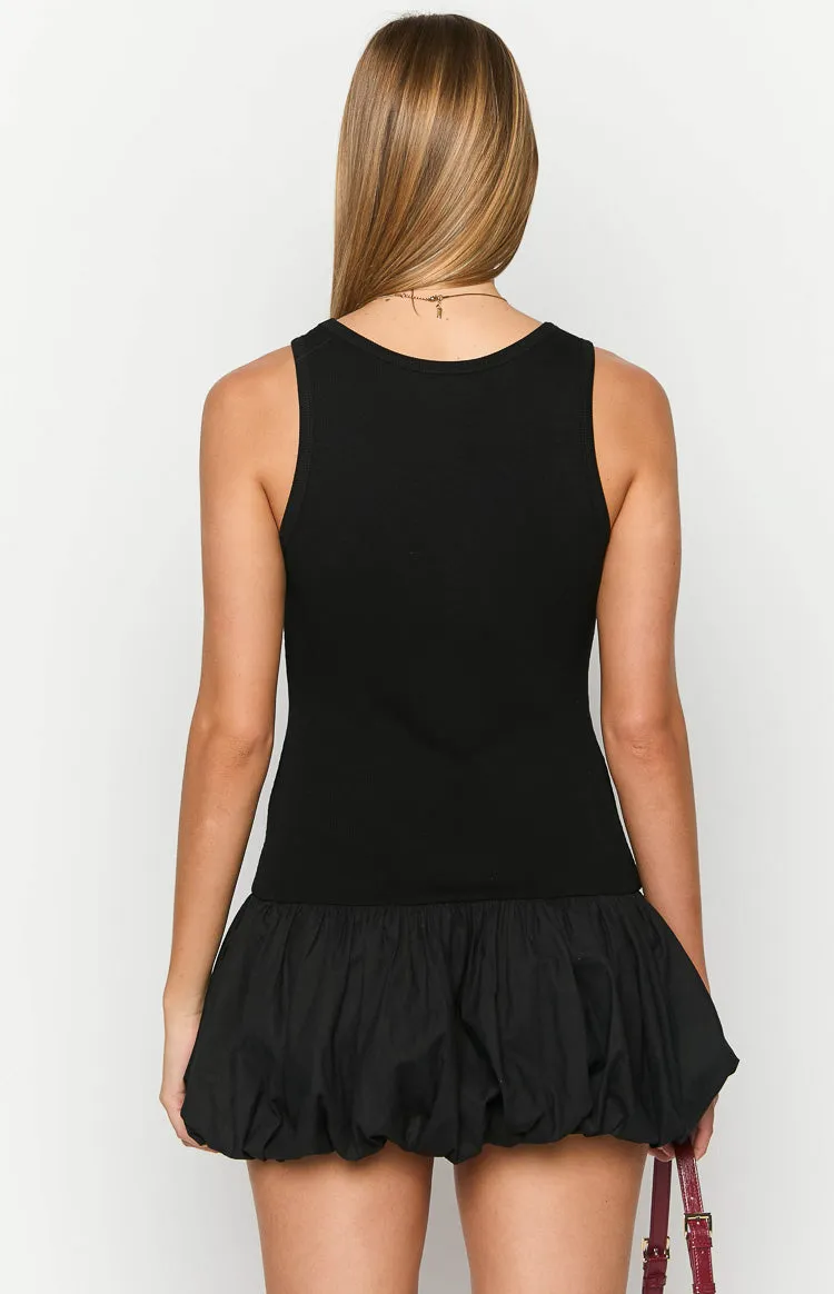 Stiles Black Bubble Mini Dress sold by Beginning Boutique product image thumbnail 5