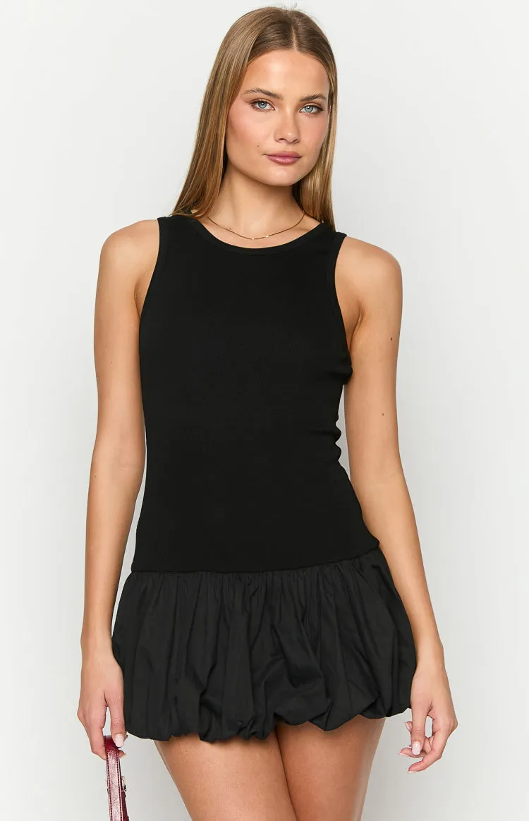 Stiles Black Bubble Mini Dress sold by Beginning Boutique product image thumbnail 2