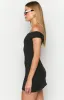 Eira Black Mini Dress sold by Beginning Boutique