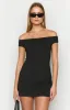 Eira Black Mini Dress sold by Beginning Boutique
