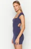 Kirby Navy Mini Dress sold by Beginning Boutique