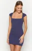 Kirby Navy Mini Dress sold by Beginning Boutique