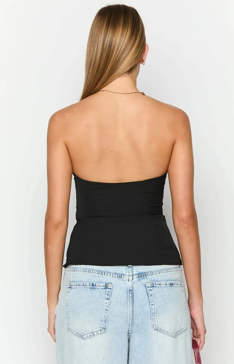 Layi Black Strapless Top sold by Beginning Boutique product image thumbnail 5