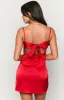Liz Red Mini Dress sold by Beginning Boutique