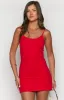 Shantel Red Mini Dress sold by Beginning Boutique