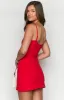 Shantel Red Mini Dress sold by Beginning Boutique