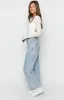 Calliope Light Wash Mid Rise Slouchy Jeans sold by Beginning Boutique