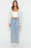 Calliope Light Wash Mid Rise Slouchy Jeans sold by Beginning Boutique