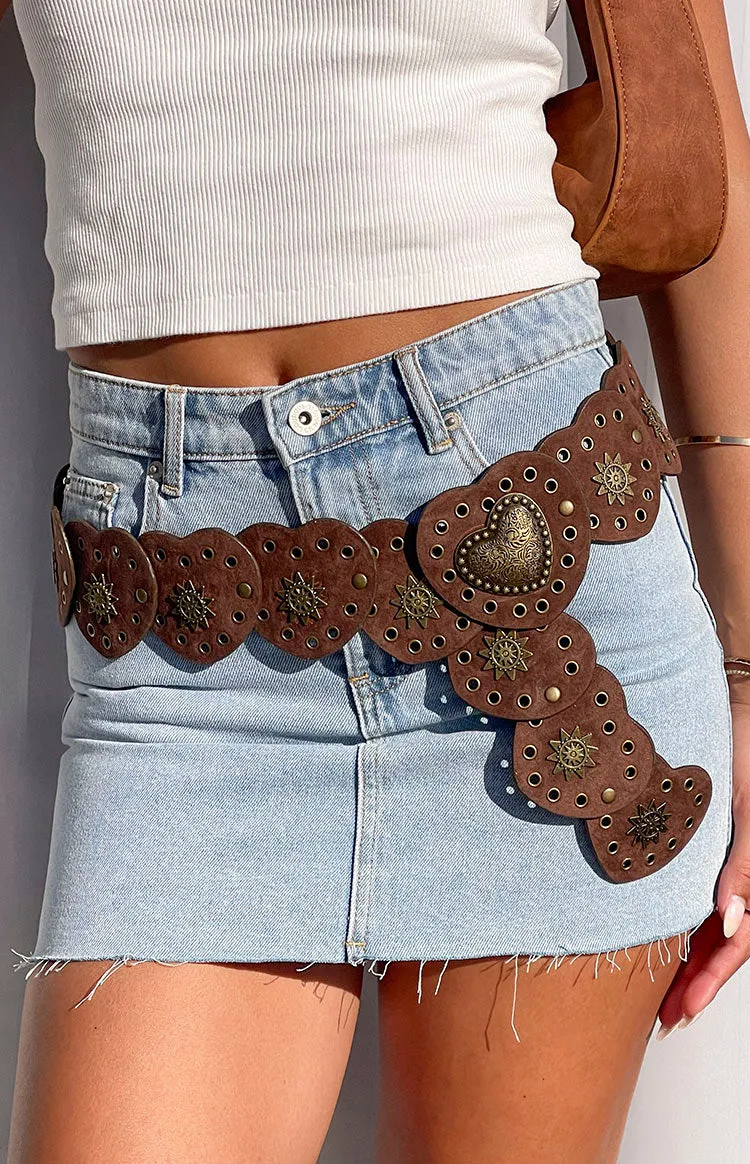 Monty Brown Disc Belt sold by Beginning Boutique