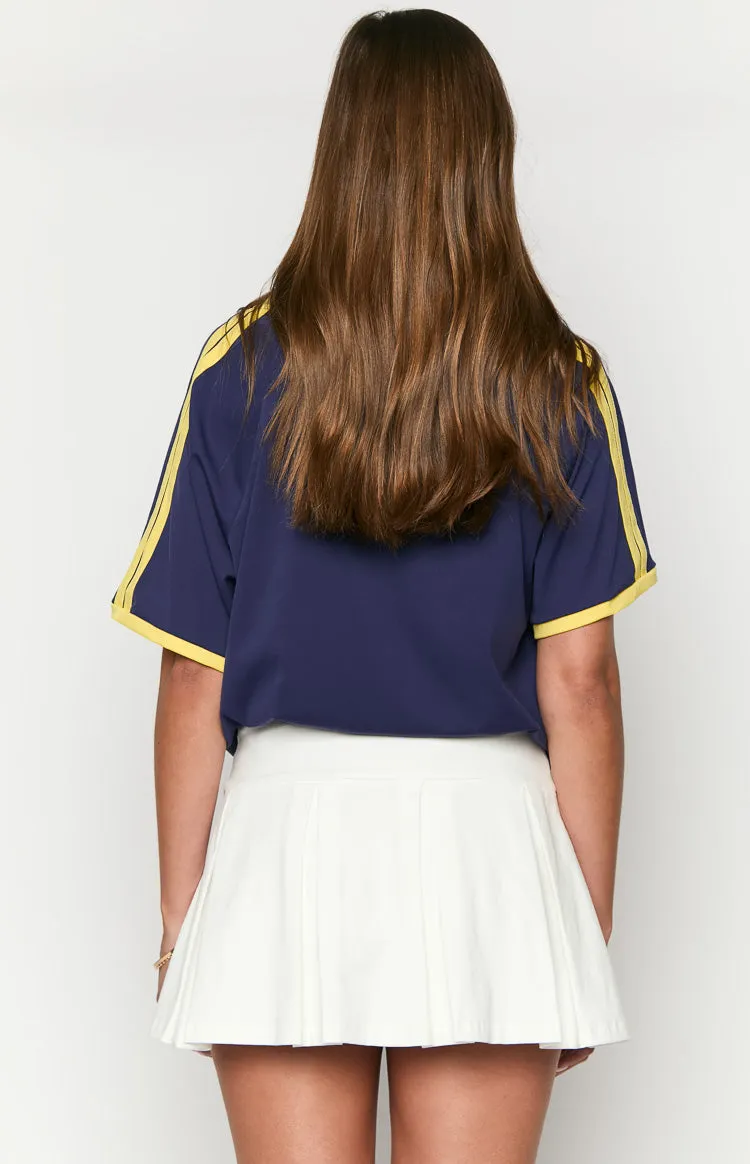 Deluca White Pleated Mini Skirt sold by Beginning Boutique product image thumbnail 5