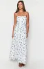Kelee White Floral Maxi Dress sold by Beginning Boutique