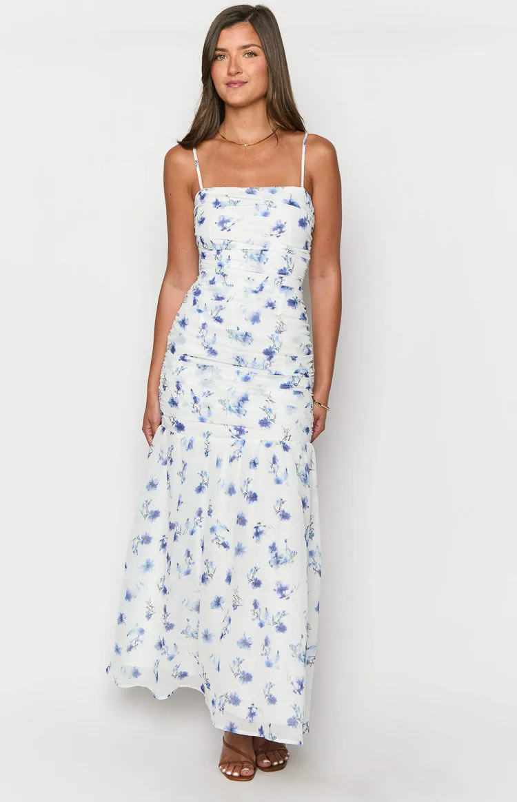Kelee White Floral Maxi Dress sold by Beginning Boutique product image thumbnail 2