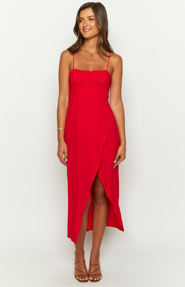 Kirrily Red Midi Dess sold by Beginning Boutique product image thumbnail 3