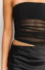 Elinor Black Satin Maxi Dress sold by Beginning Boutique