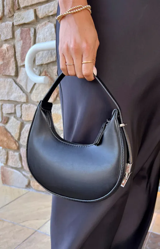 Ellisa Black Shoulder Bag sold by Beginning Boutique