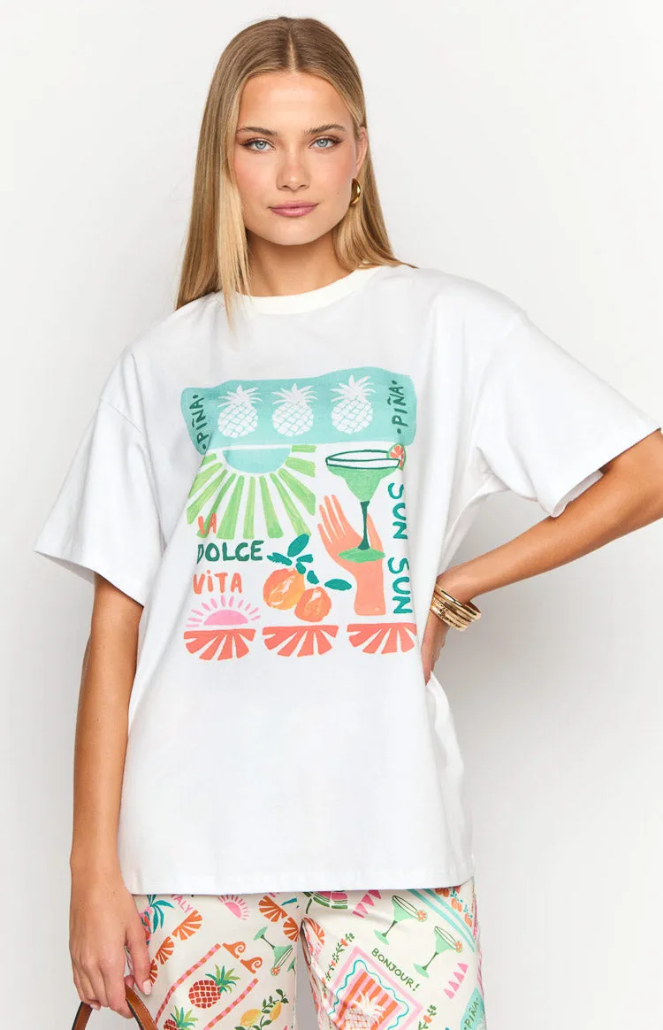 Jaz Dolce Vita Print Tee sold by Beginning Boutique product image thumbnail 2