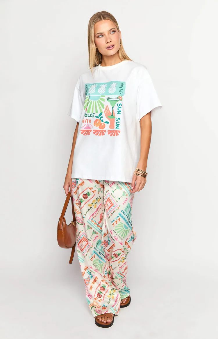 Jaz Dolce Vita Print Tee sold by Beginning Boutique product image thumbnail 3