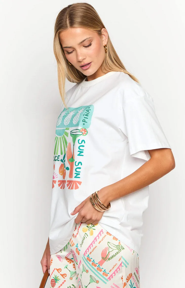 Jaz Dolce Vita Print Tee sold by Beginning Boutique product image thumbnail 4