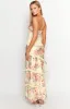Saldana Yellow Bloom Maxi Skirt sold by Beginning Boutique