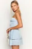 Bethany Blue Mini Dress sold by Beginning Boutique