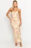 Sintra Yellow Bloom Maxi Dress sold by Beginning Boutique