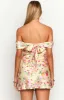 Primrose Yellow Bloom Off the Shoulder Mini Dress sold by Beginning Boutique