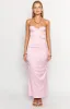 Merelyn Pink Maxi Dress sold by Beginning Boutique