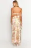 Maiah Yellow Bloom Maxi Dress sold by Beginning Boutique