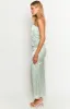 Sage Bloom Satin Strapless Maxi Dress sold by Beginning Boutique