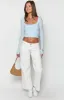 Clara Star White Denim Low Rise Jeans sold by Beginning Boutique