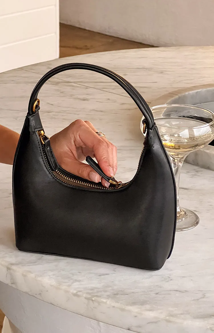 Brunswick Black Shoulder Bag sold by Beginning Boutique product image thumbnail 2