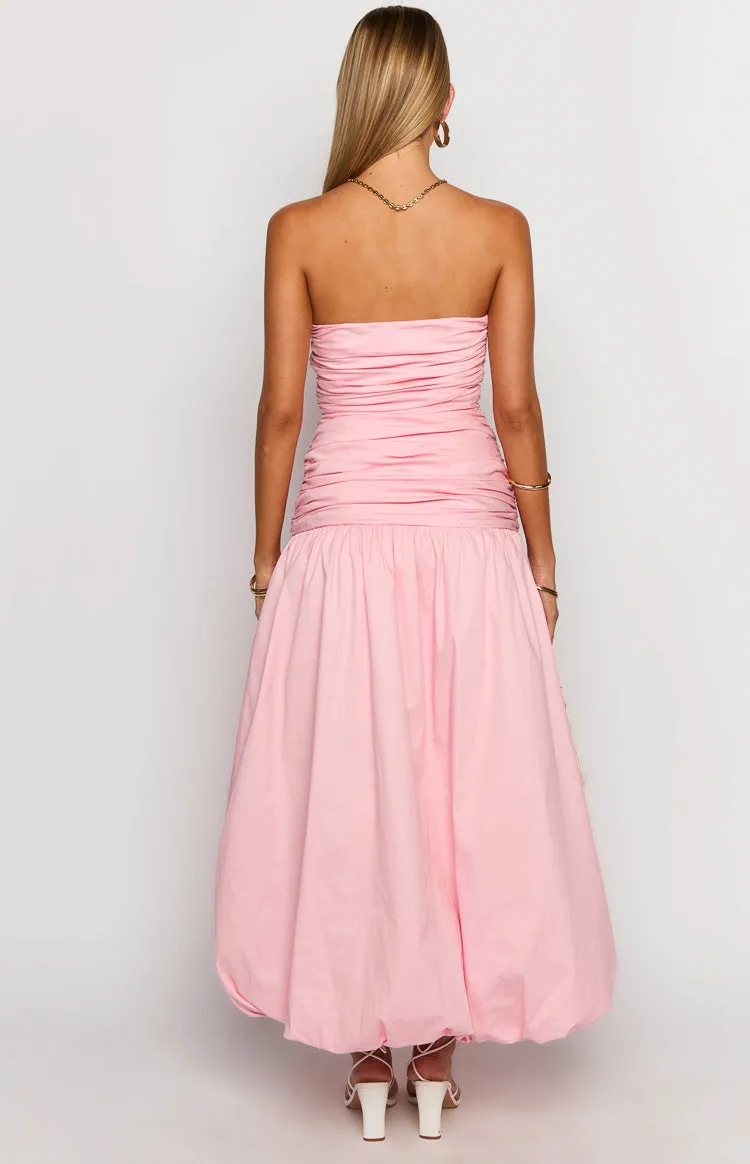 Boulevard Pink Strapless Maxi Dress sold by Beginning Boutique product image thumbnail 5