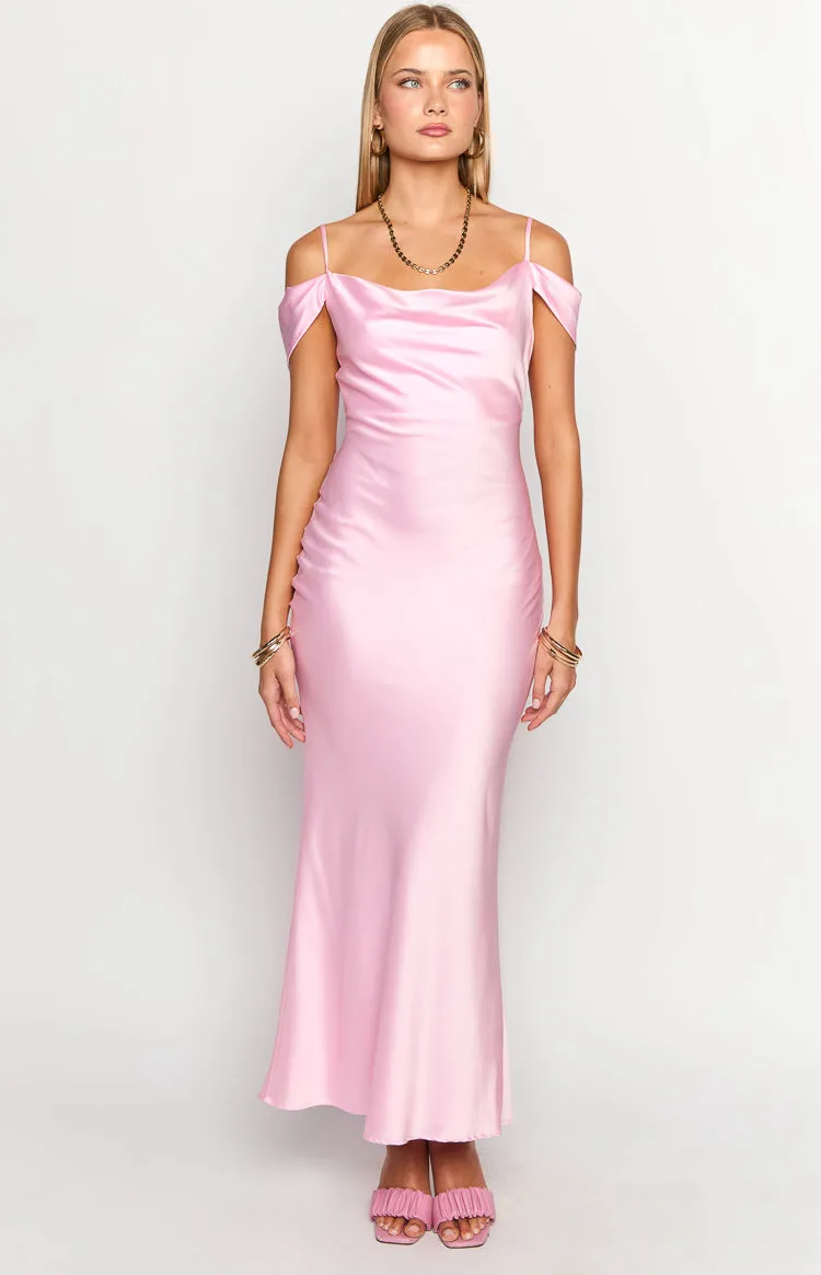 Darby Pink Maxi Formal Dress sold by Beginning Boutique product image thumbnail 3