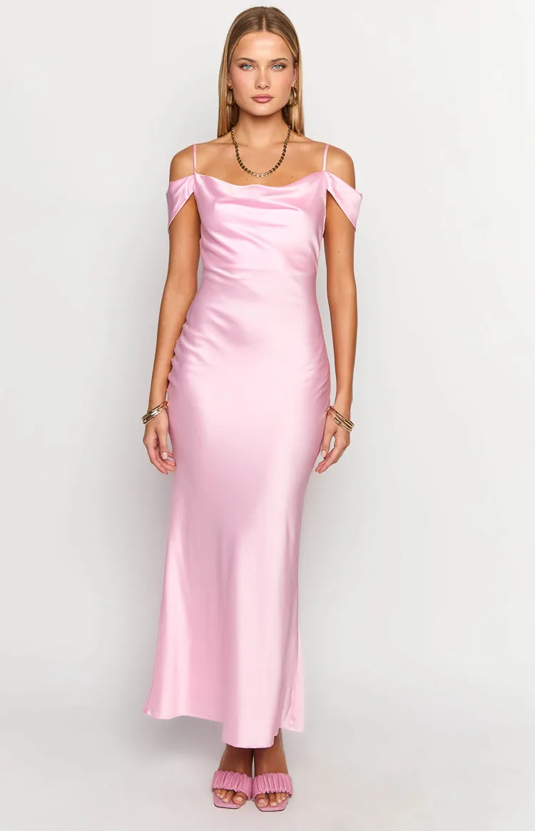 Darby Pink Maxi Formal Dress sold by Beginning Boutique product image thumbnail 2