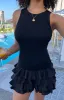 Oh My Black Playsuit sold by Beginning Boutique