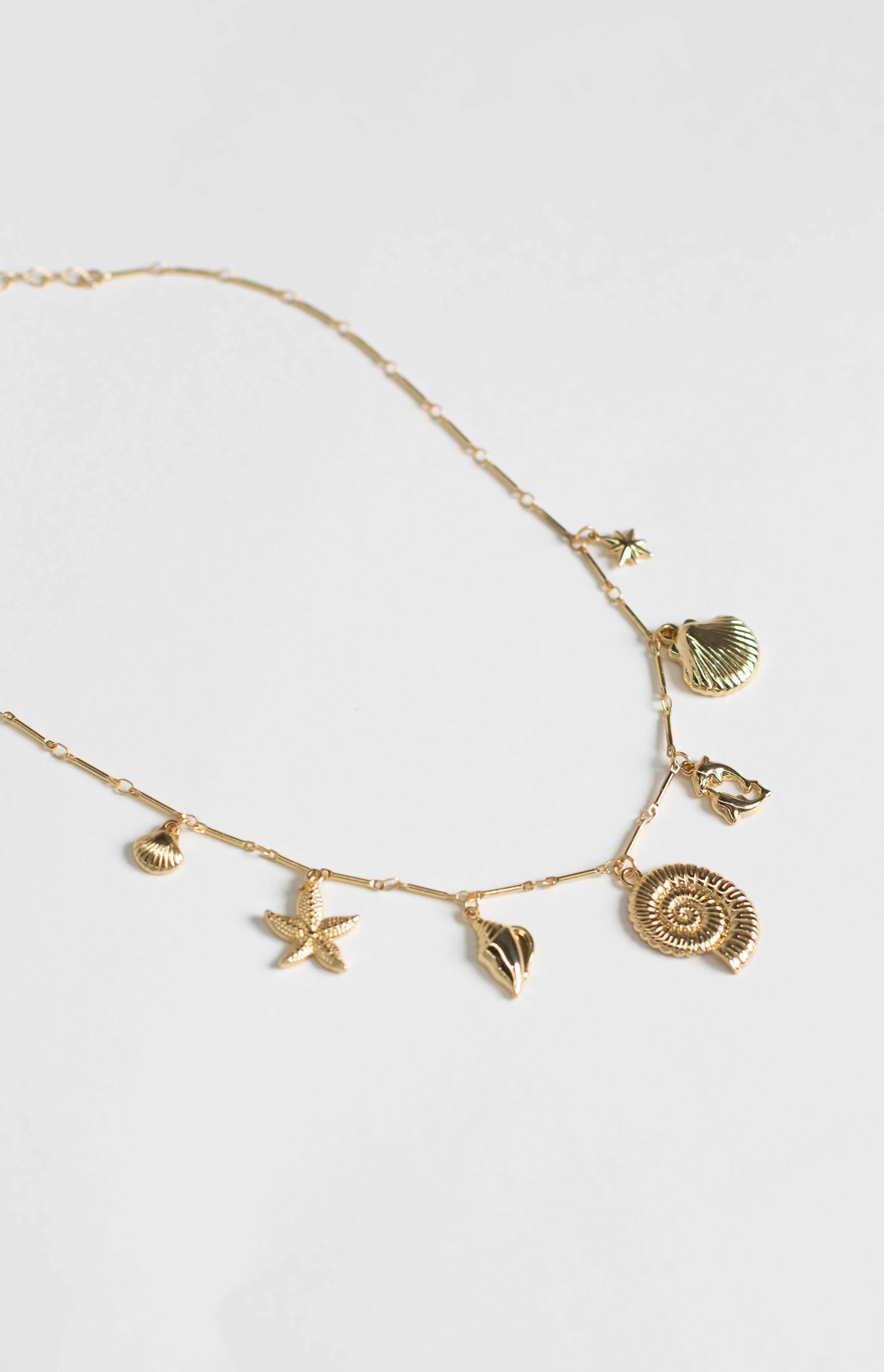 Myra Gold Pendant Necklace sold by Beginning Boutique product image thumbnail 2