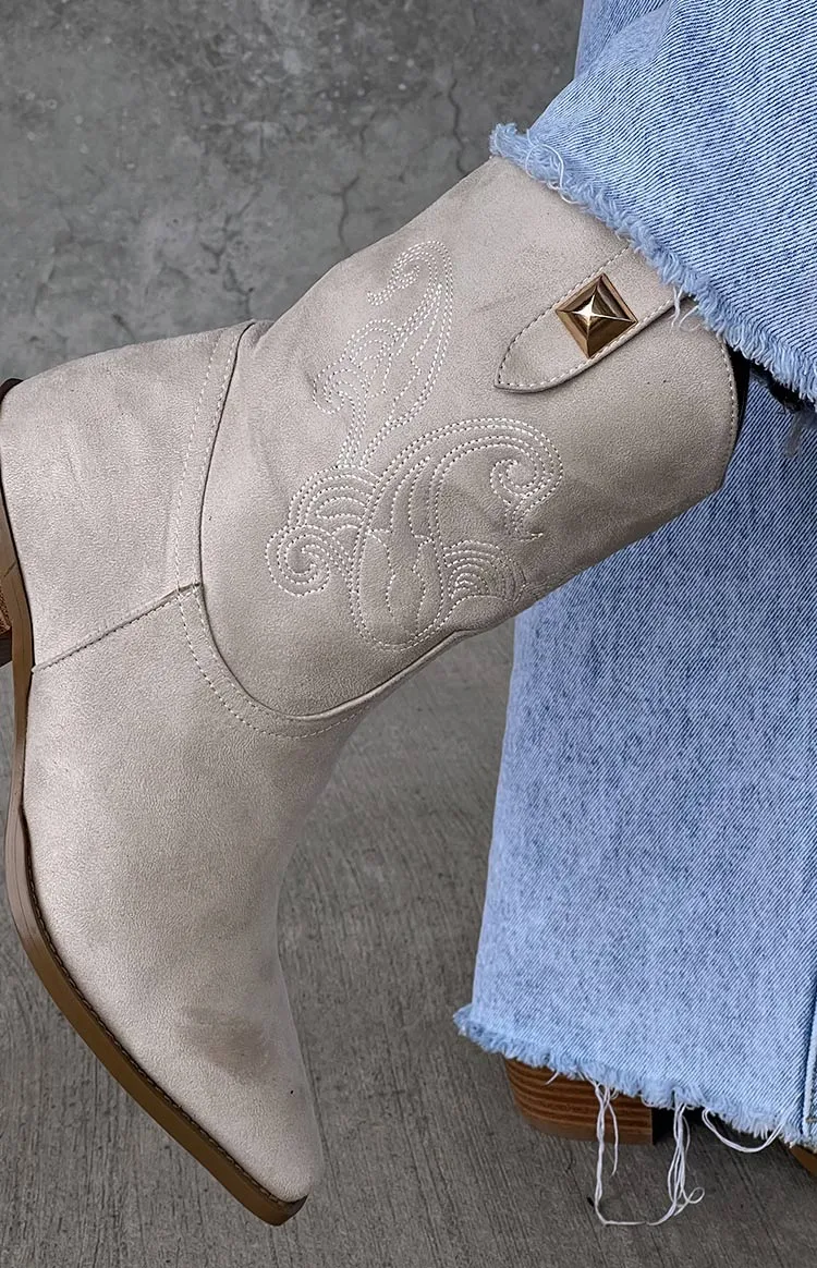 Billini Darla Sand Cowboy Boots sold by Beginning Boutique product image thumbnail 5