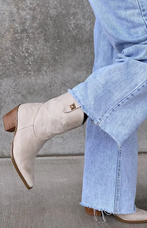 Billini Darla Sand Cowboy Boots sold by Beginning Boutique