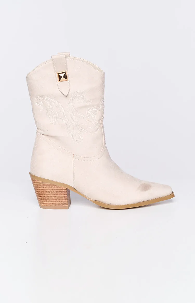 Billini Darla Sand Cowboy Boots sold by Beginning Boutique product image thumbnail 2