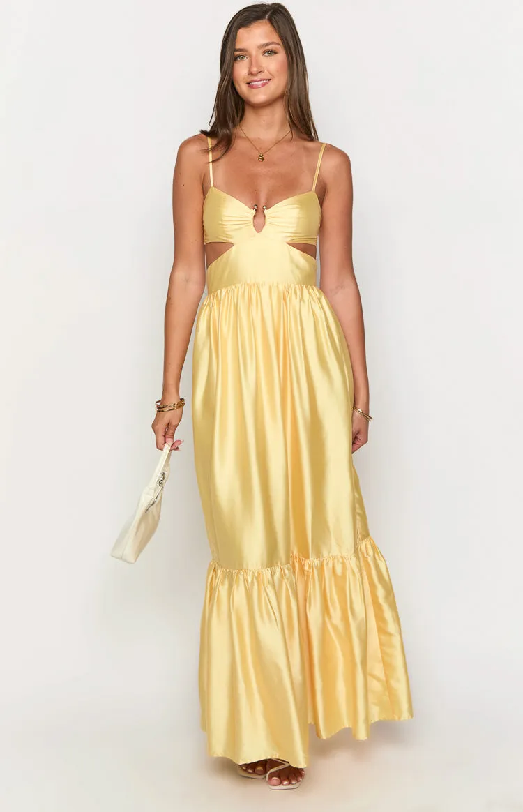 Felicitie Yellow Maxi Dress sold by Beginning Boutique product image thumbnail 3