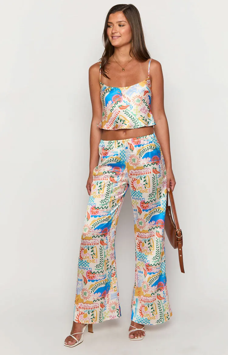 Bridget Dolce Print Pants sold by Beginning Boutique product image thumbnail 4