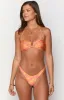 9.0 Swim Bianca Orange Floral Bikini Bottoms sold by Beginning Boutique