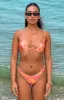 9.0 Swim Montego Orange Floral Underwire Bikini Top sold by Beginning Boutique